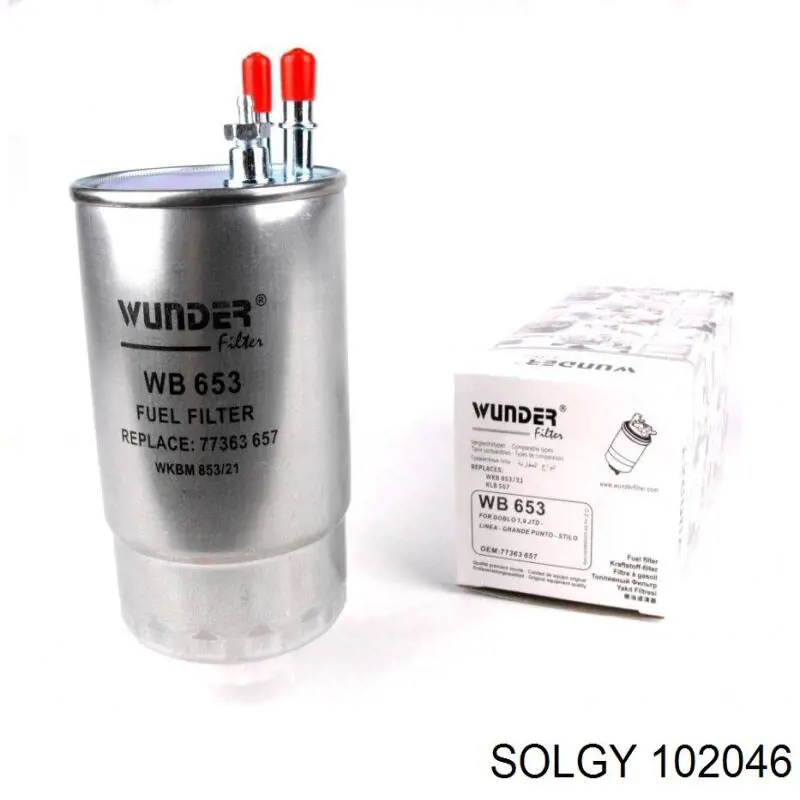 Filtr paliwa Solgy 102046 cena, od 58,08 USD