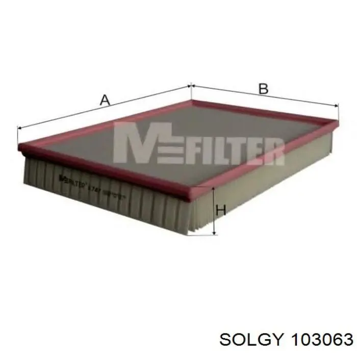 Filtr powietrza Solgy 103063