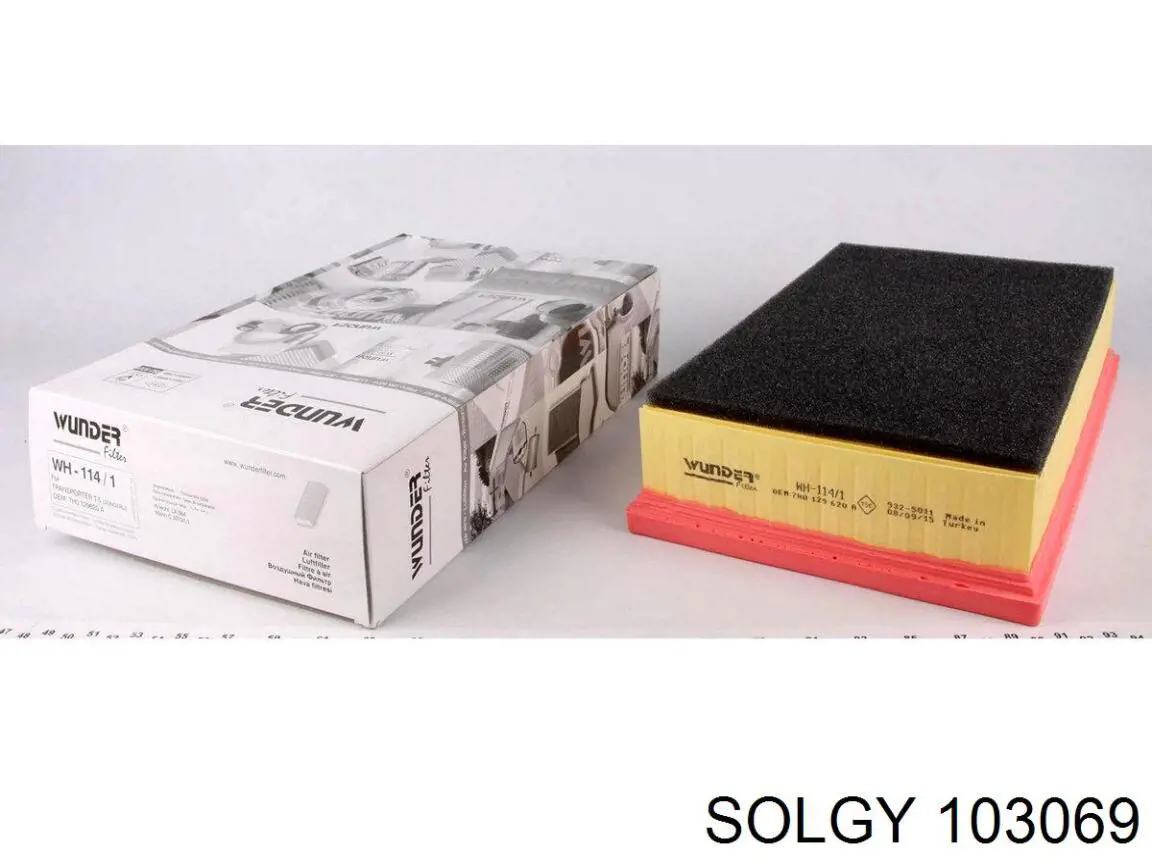 Do koszyka 103069 Solgy Filtr powietrza