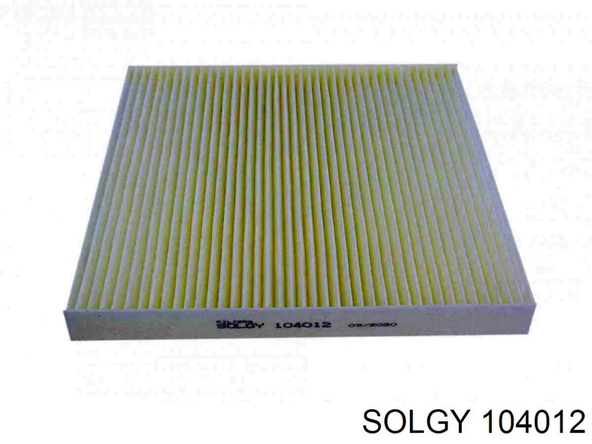 Filtr kabiny Solgy 104012 cena, od 10,22 USD