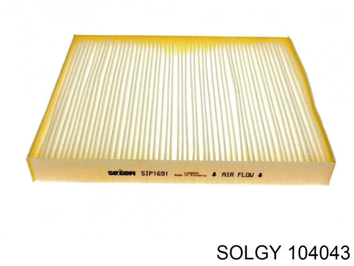 Filtr kabiny Solgy 104043