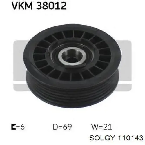 Rolka prowadząca, kierunkowa paska napędowego Solgy 110143 cena, od 14,79 USD