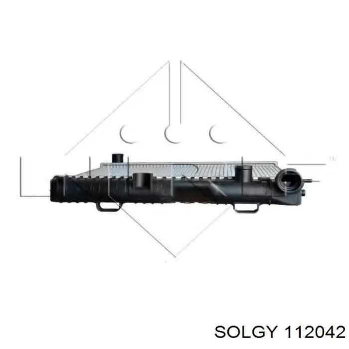 Chłodnica silnika 112042 Solgy