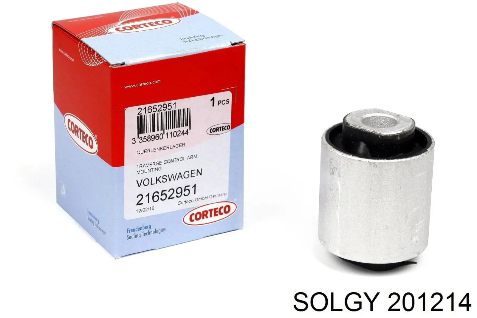 Do koszyka 201214 Solgy Silentblock przedniego wahacza dolnego