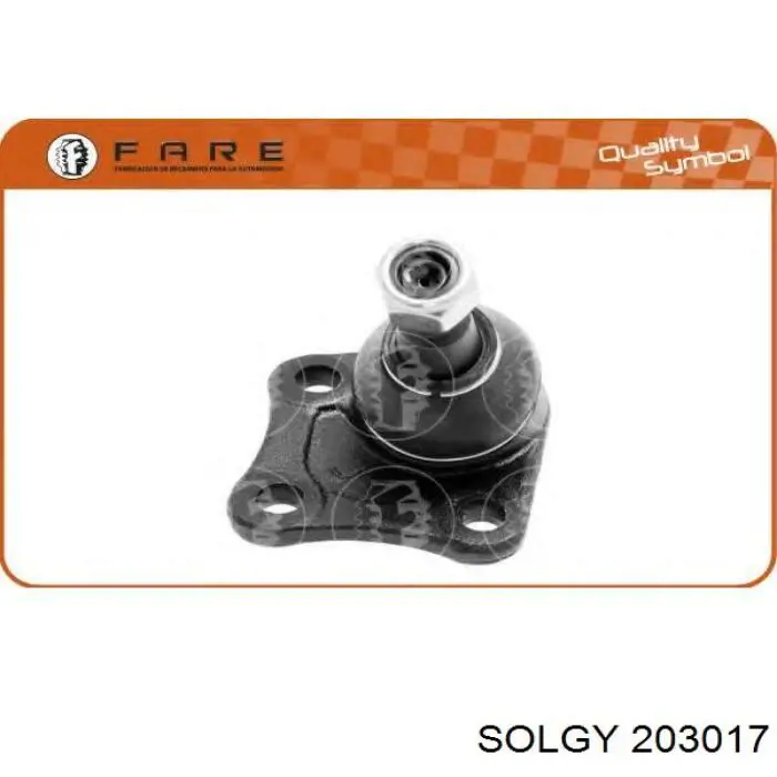 203017 Solgy Sworzeń wahacza dolny prawy