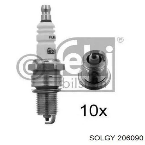 206090 Solgy Końcówka drążka kierowniczego zewnętrzna