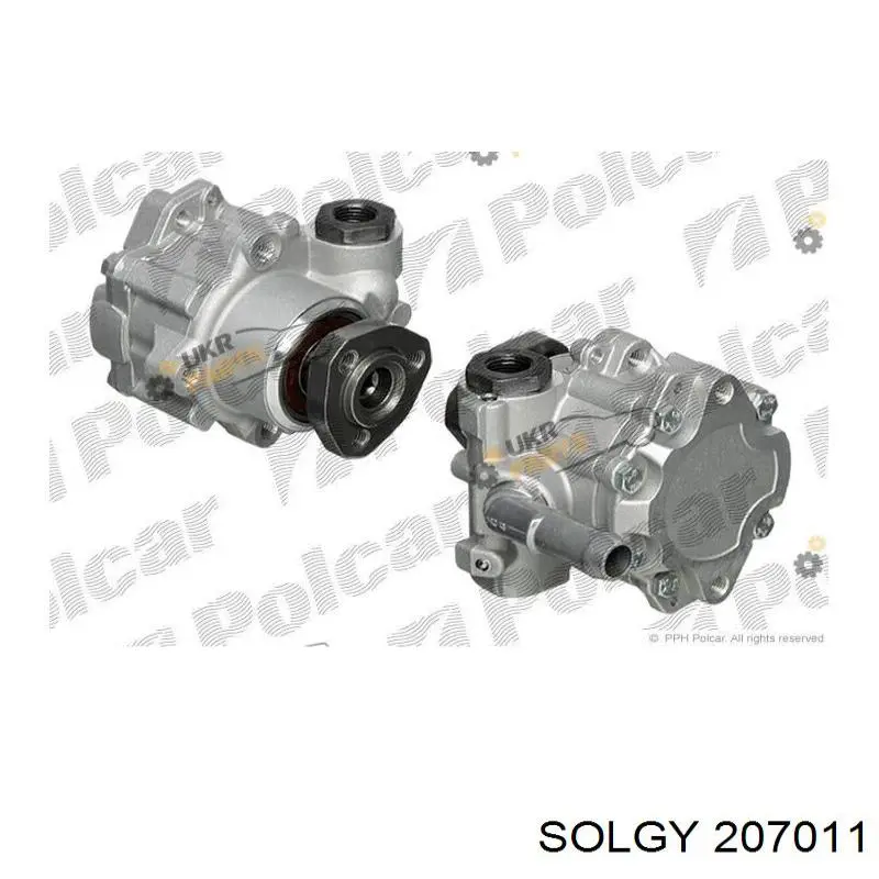 Pompa wspomagania hydraulicznego kierownicy 207011 Solgy