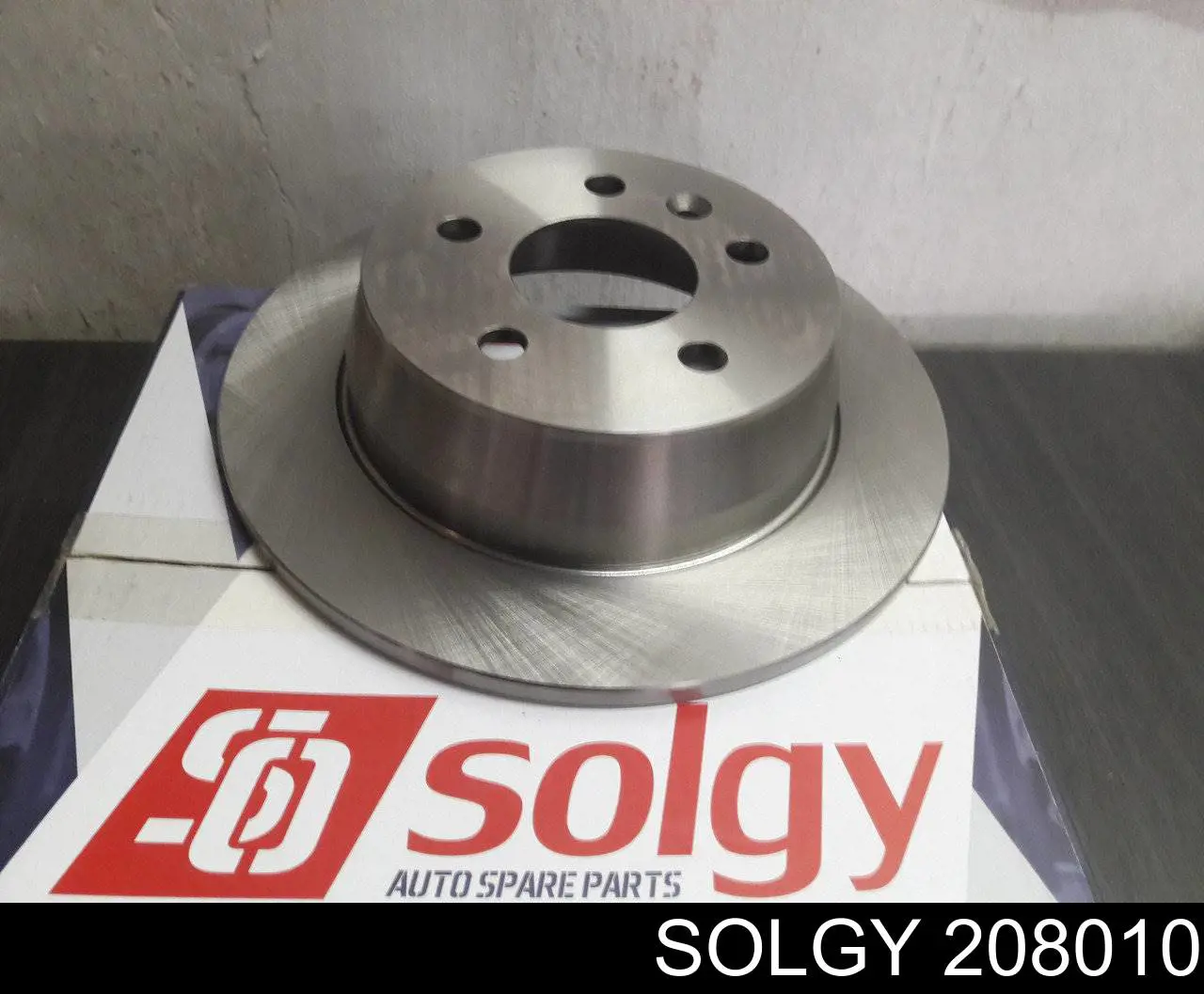 208010 Solgy Tarcza hamulcowa tylna