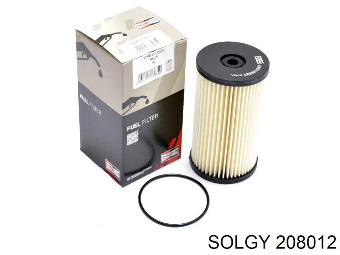 Tarcza hamulcowa przednia Solgy 208012