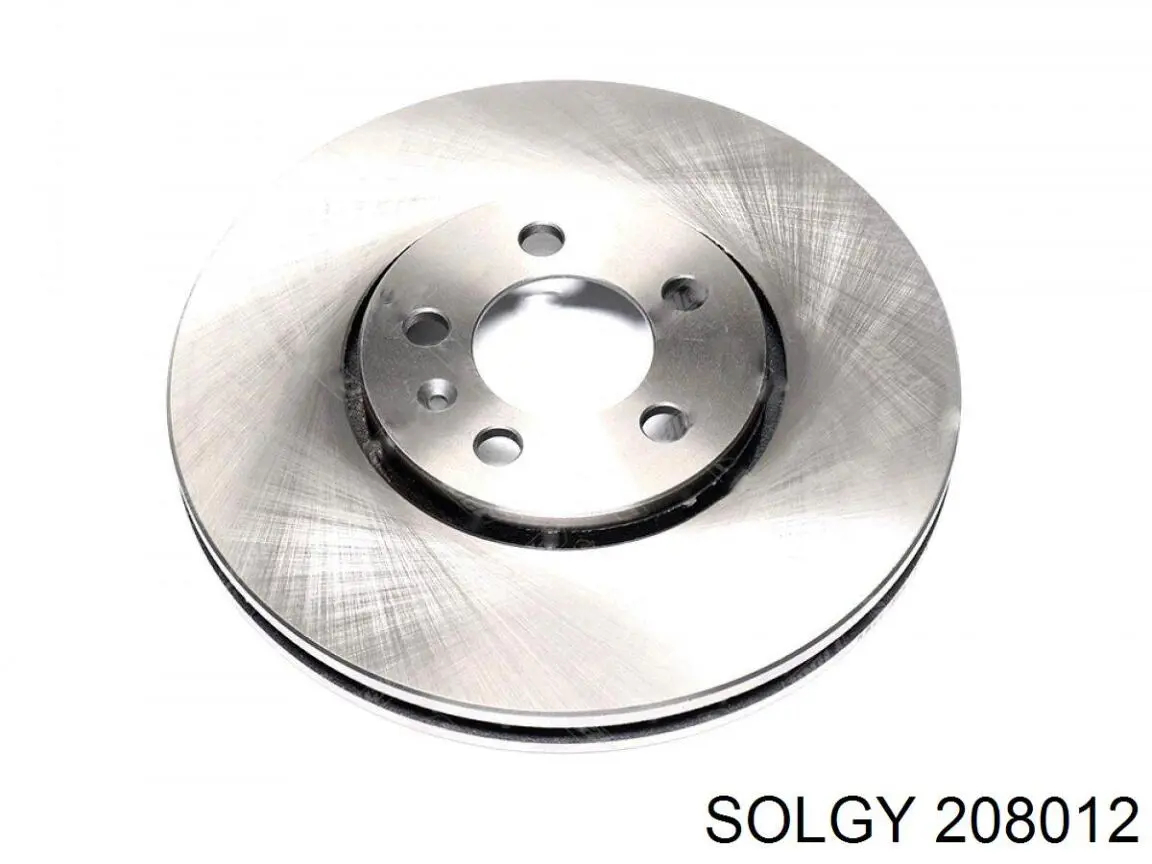 208012 Solgy Tarcza hamulcowa przednia