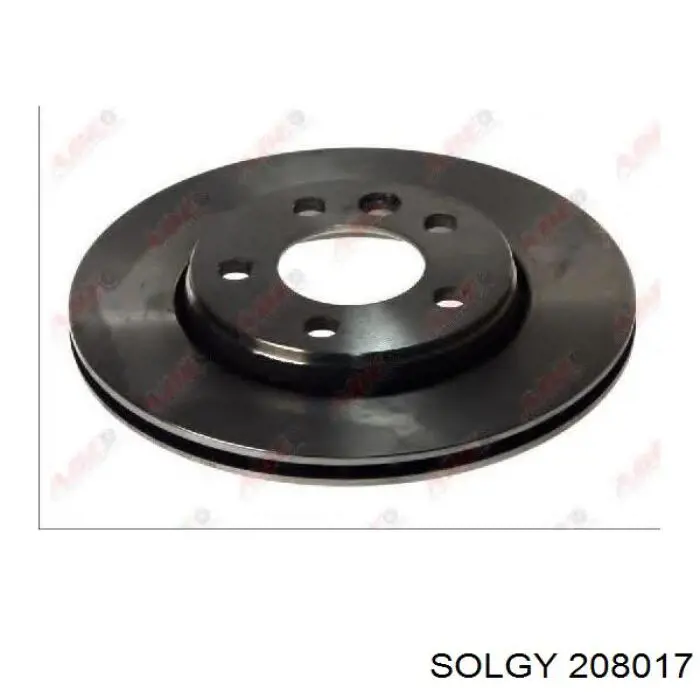 Tarcza hamulcowa tylna Solgy 208017 cena, od 49,23 USD