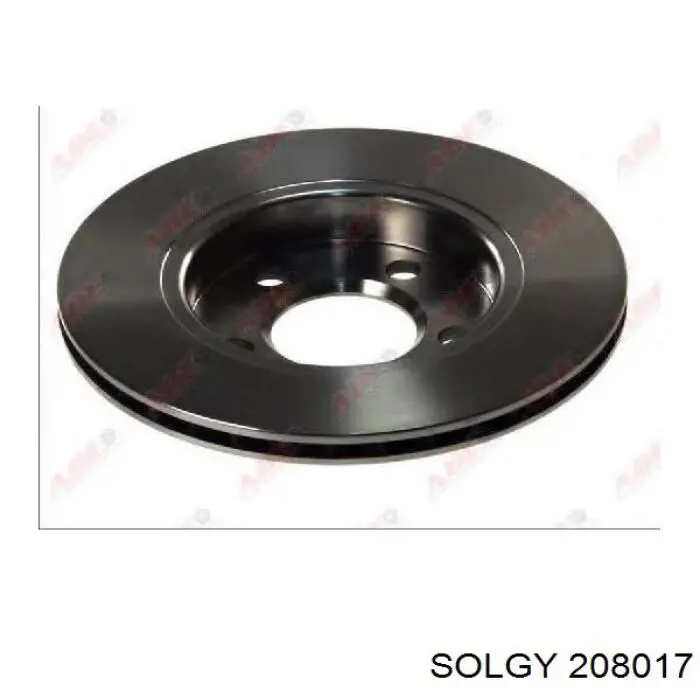 208017 Solgy Tarcza hamulcowa tylna