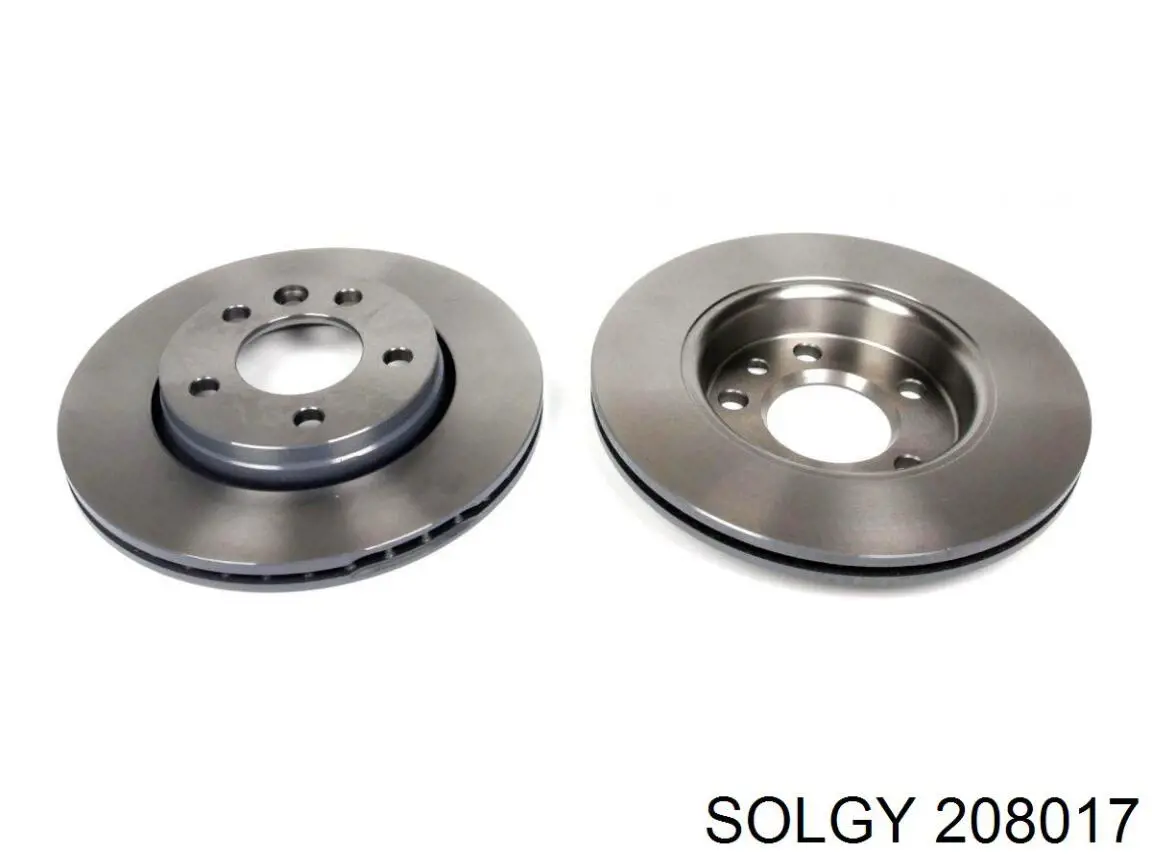 Tarcza hamulcowa tylna 208017 Solgy
