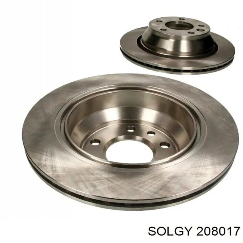 Tarcza hamulcowa tylna 208017 Solgy