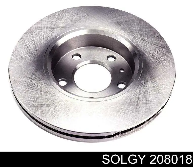 208018 Solgy Tarcza hamulcowa przednia
