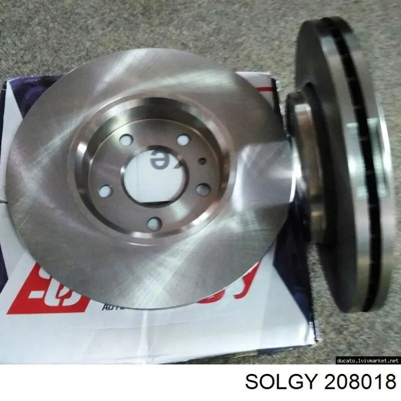 Tarcza hamulcowa przednia Solgy 208018 cena, od 59,17 USD