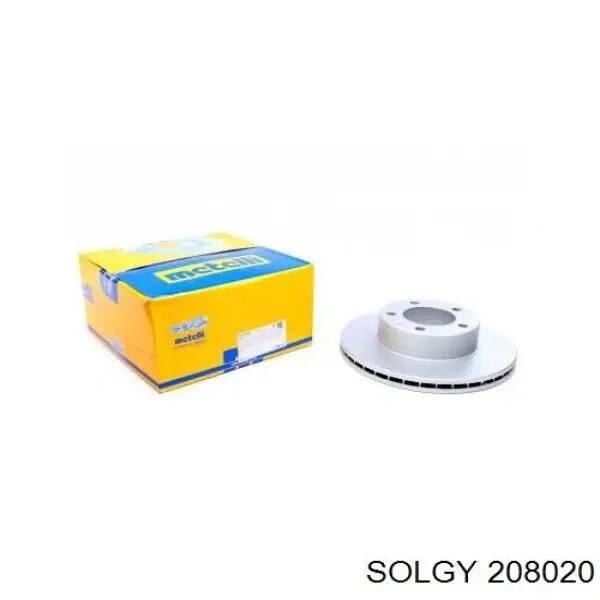 208020 Solgy Tarcza hamulcowa przednia