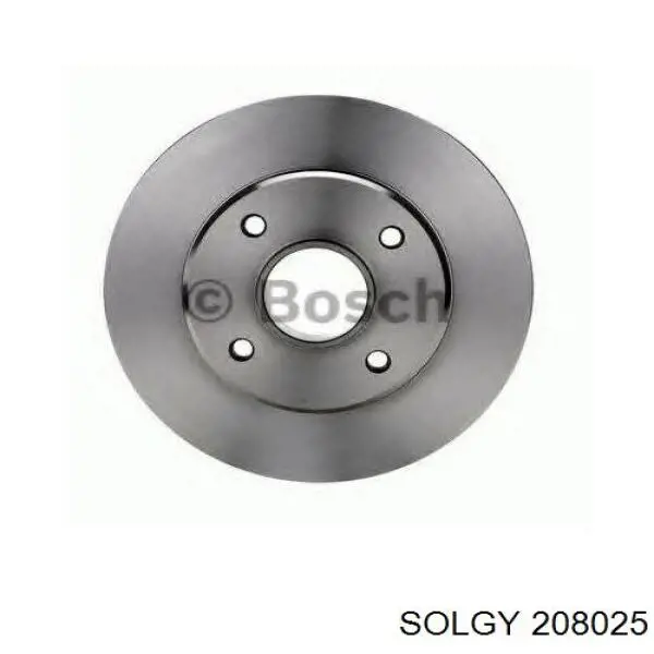 208025 Solgy Tarcza hamulcowa tylna