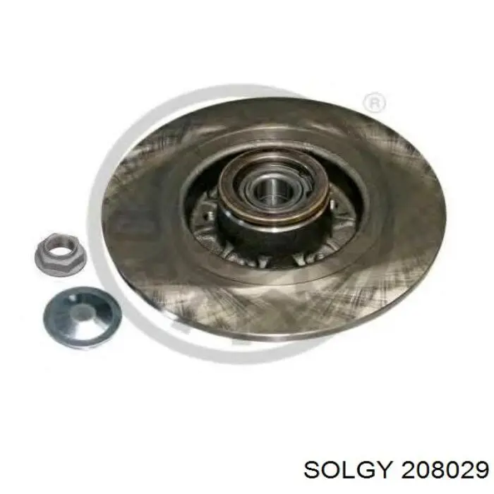 208029 Solgy Tarcza hamulcowa tylna