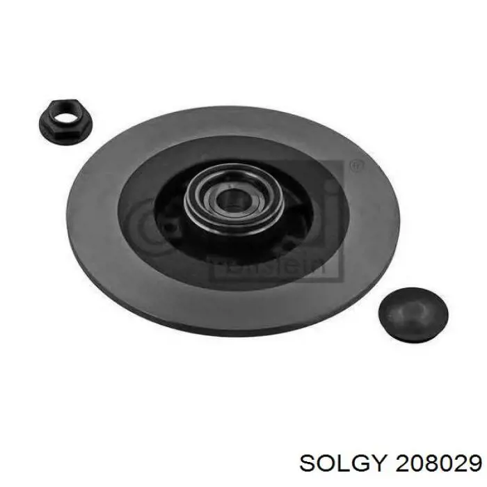 208029 Solgy Tarcza hamulcowa tylna