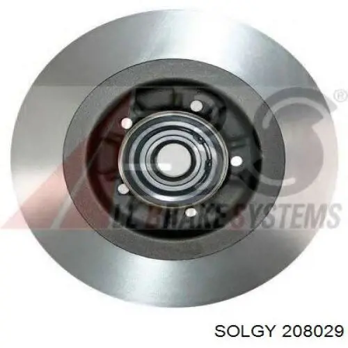 Tarcza hamulcowa tylna Solgy 208029