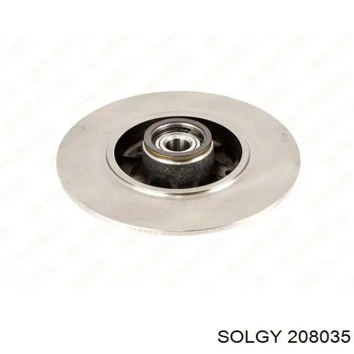 208035 Solgy Tarcza hamulcowa tylna