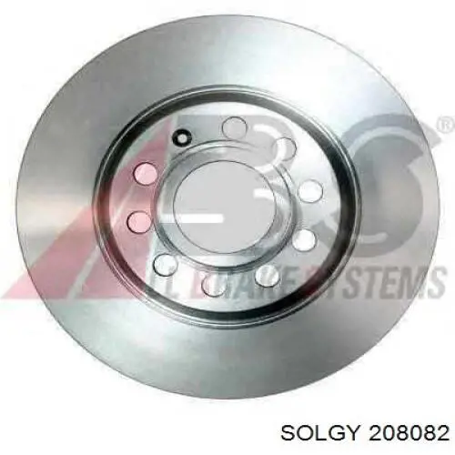 208082 Solgy tarcza hamulcowa tylna