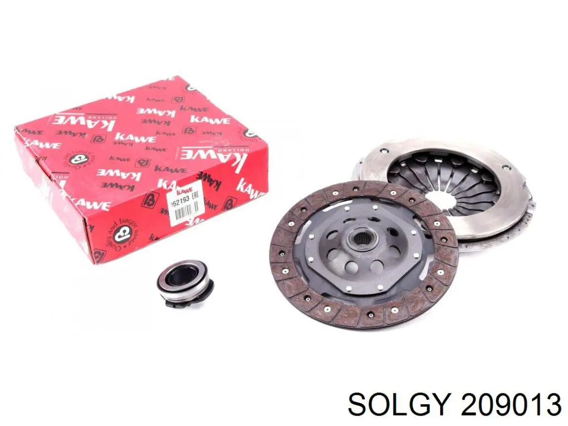 Klocki hamulcowe przednie tarczowe Solgy 209013