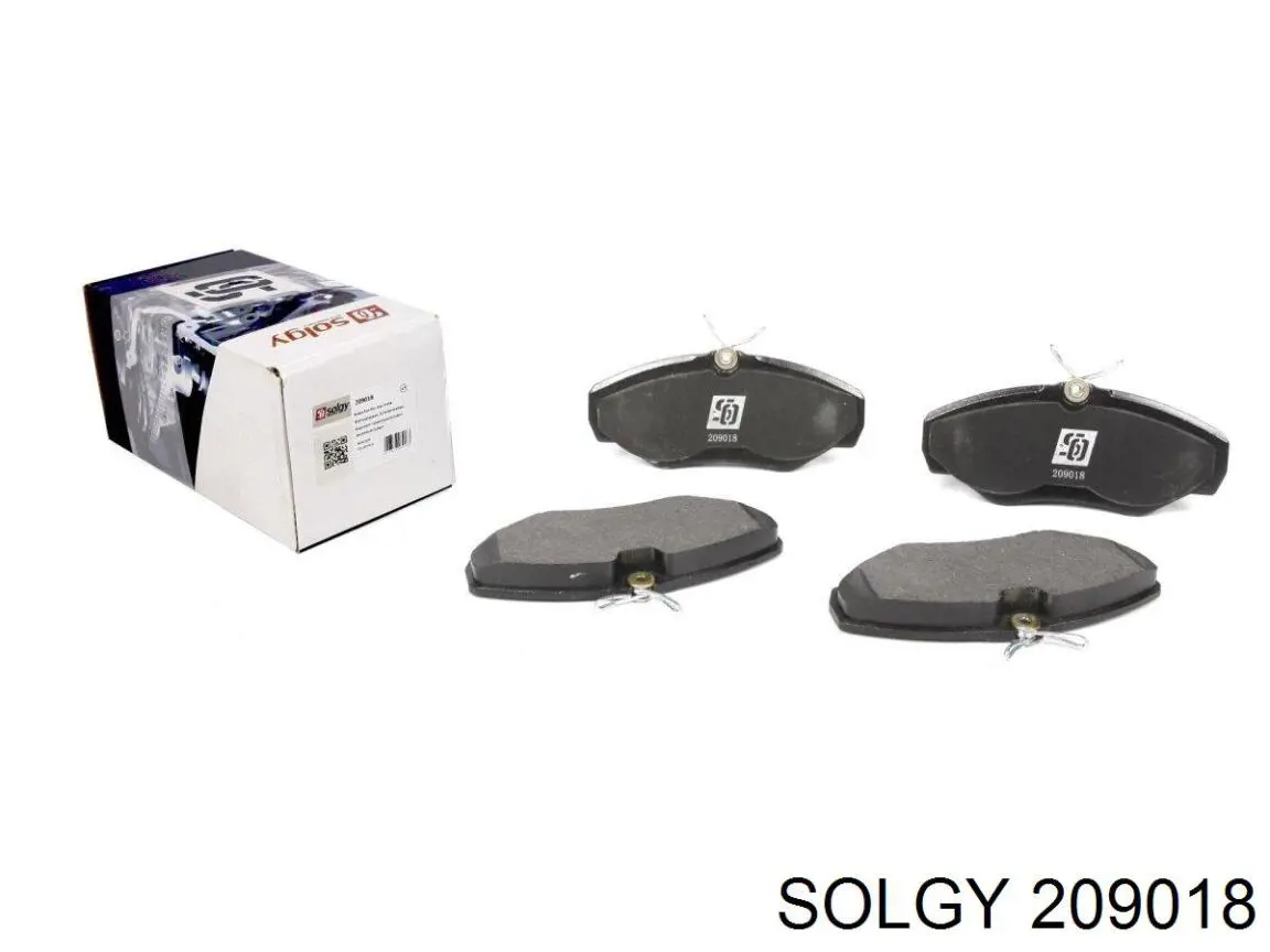 Klocki hamulcowe przednie tarczowe Solgy 209018 cena, od 28,92 USD