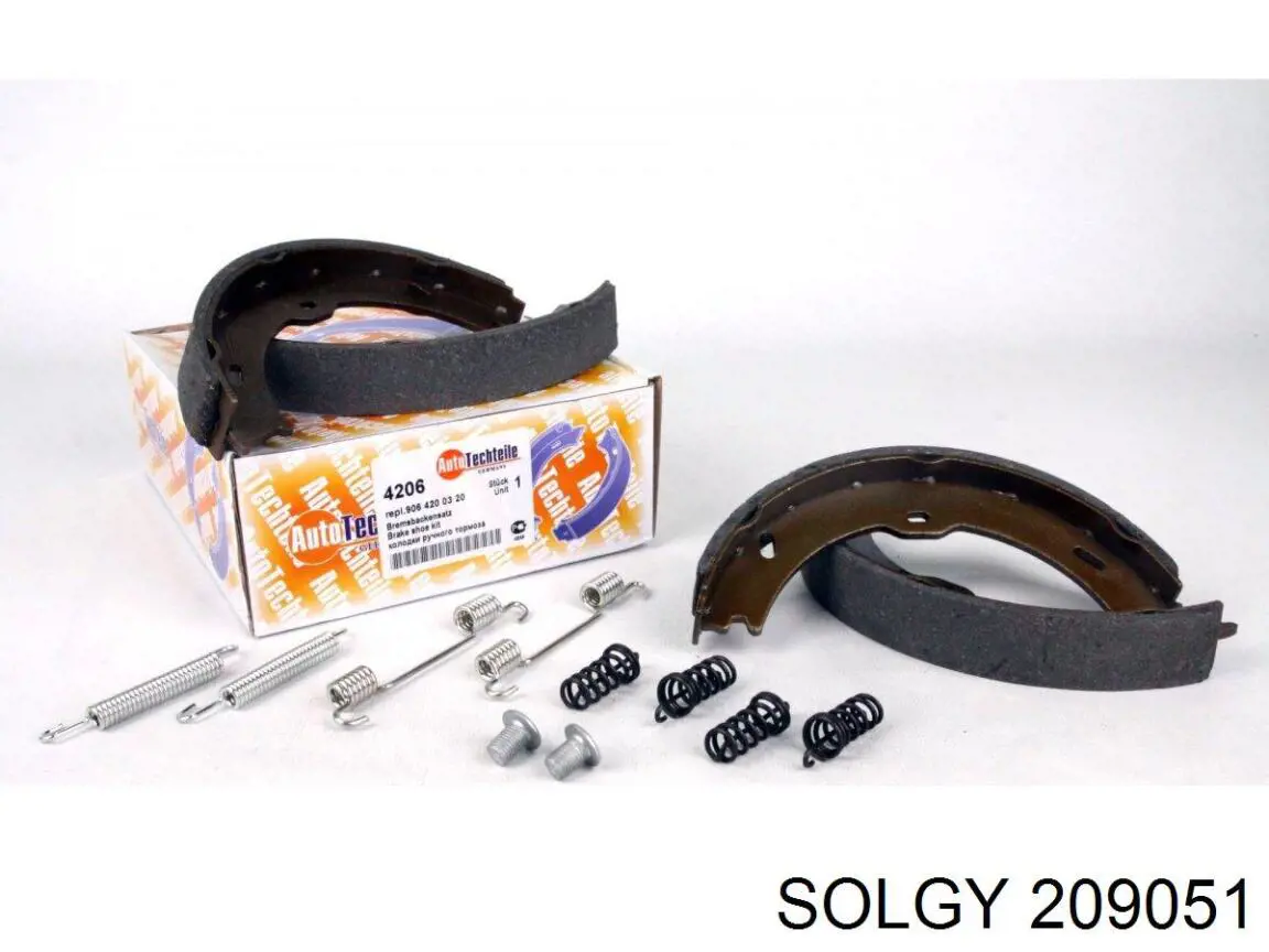 Klocki hamulca ręcznego Solgy 209051 cena, od 24,39 USD