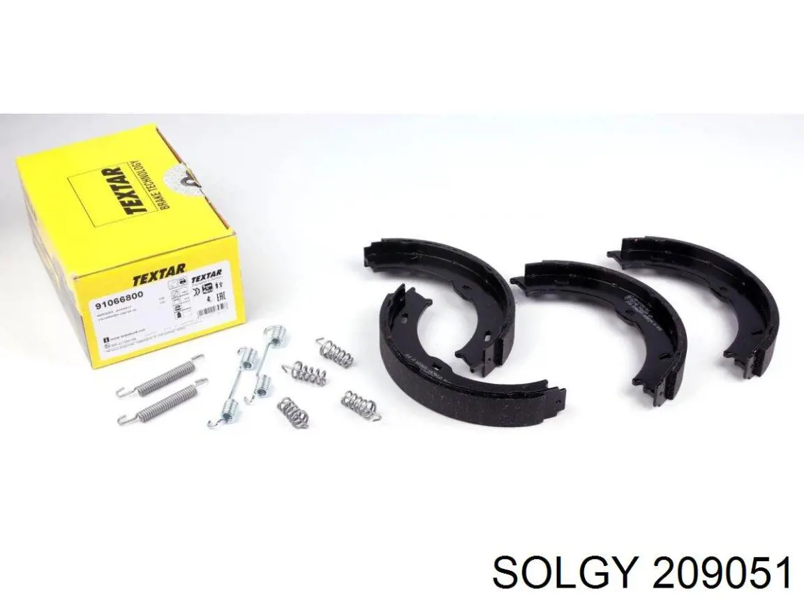 209051 Solgy Klocki hamulca ręcznego