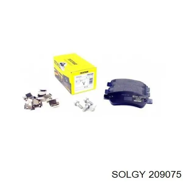 Okładziny (klocki) do hamulców tarczowych tylne Solgy 209075 cena, od 19,55 USD