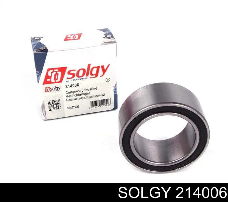 Do koszyka 214006 Solgy Łożysko sprzęgła sprężarki klimatyzacji