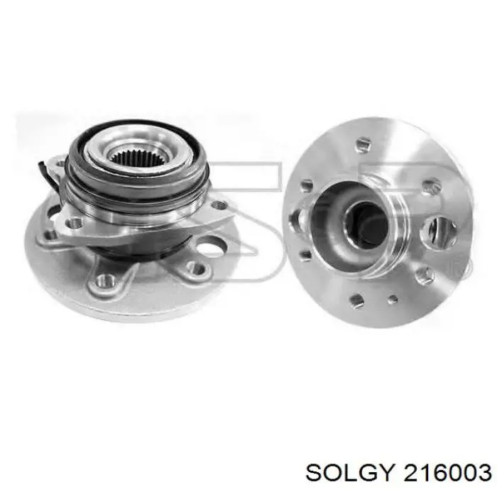 216003 Solgy Półoś tylna lewa