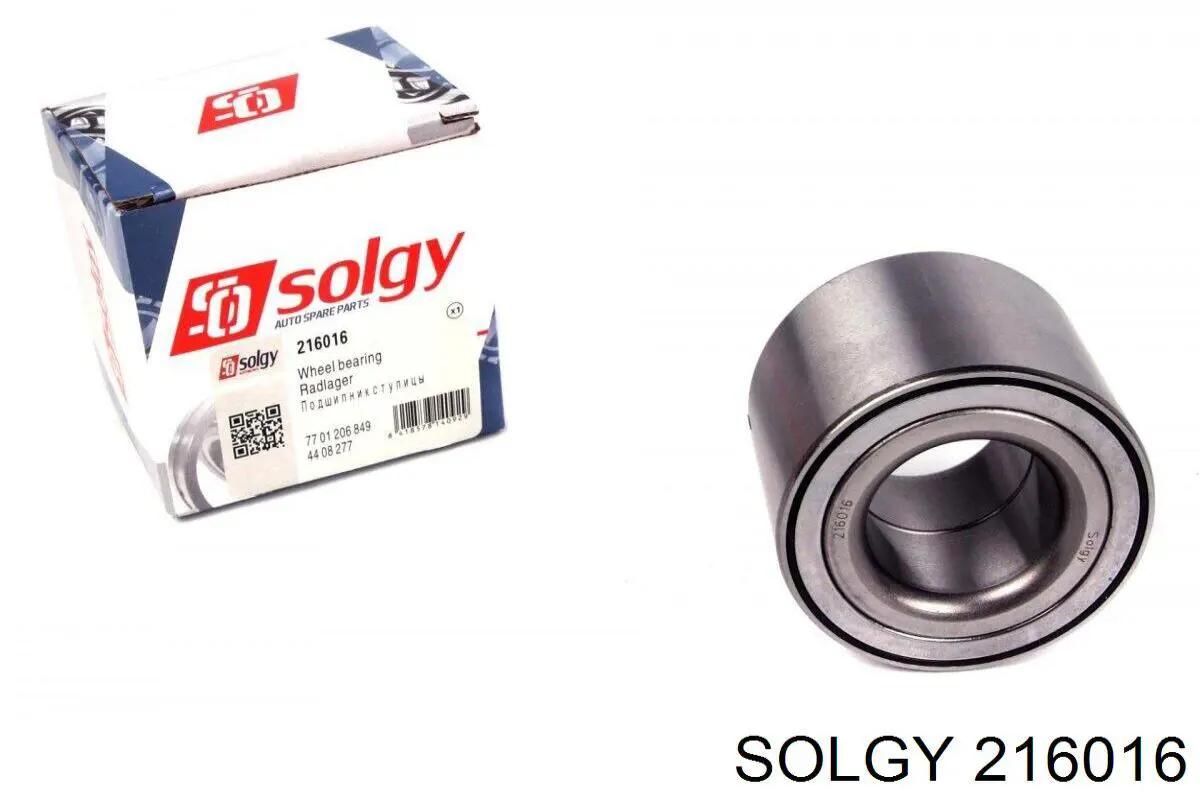 Tarcza hamulcowa tylna 216016 Solgy