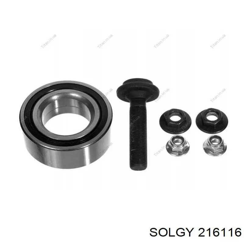 216116 Solgy Lożysko piasty tylnej/przedniej