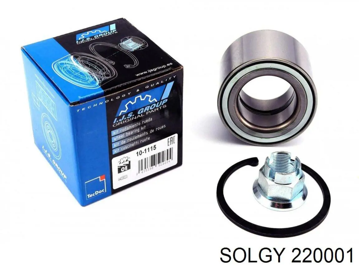 Czujnik ABS tylny 220001 Solgy