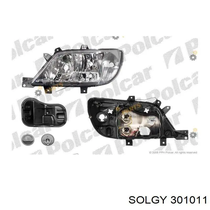 Reflektor prawy Solgy 301011 cena, od 109,31 USD