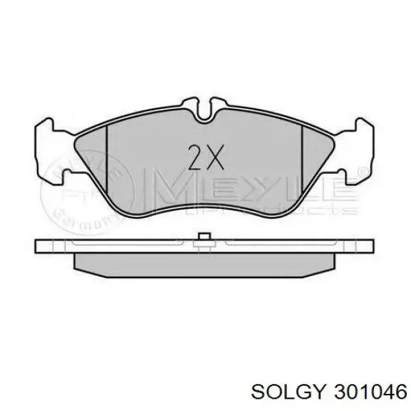 Lampa przeciwmgielna lewa 301046 Solgy