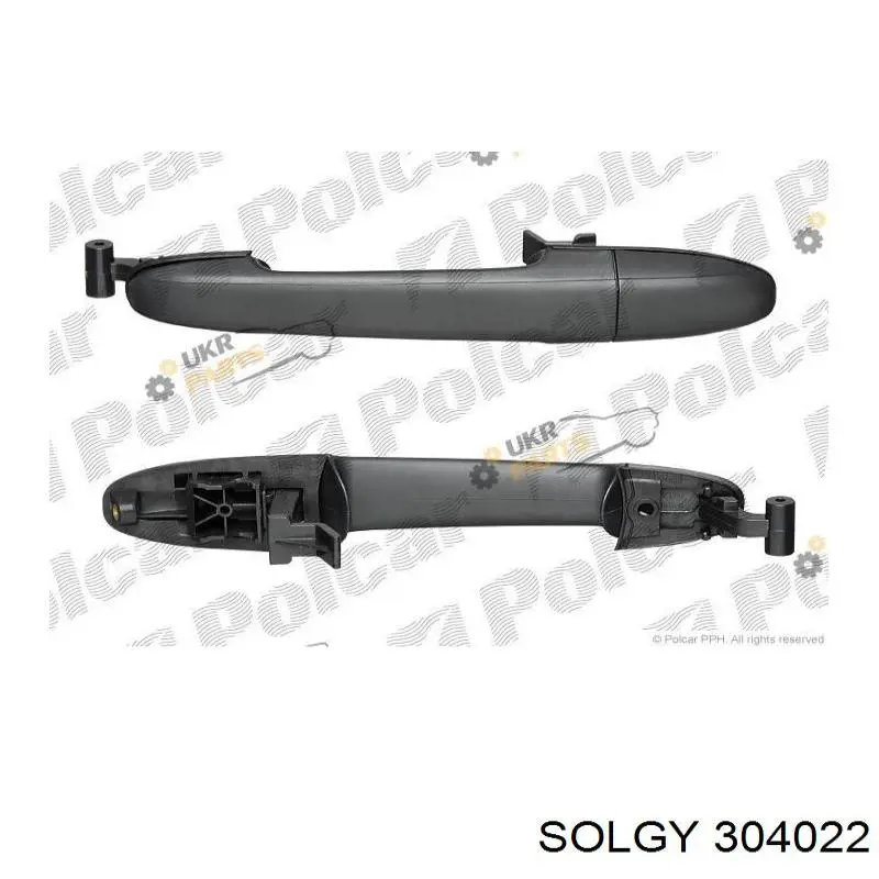 304022 Solgy Klamka drzwi bocznych (przesuwnych) zewnętrzna