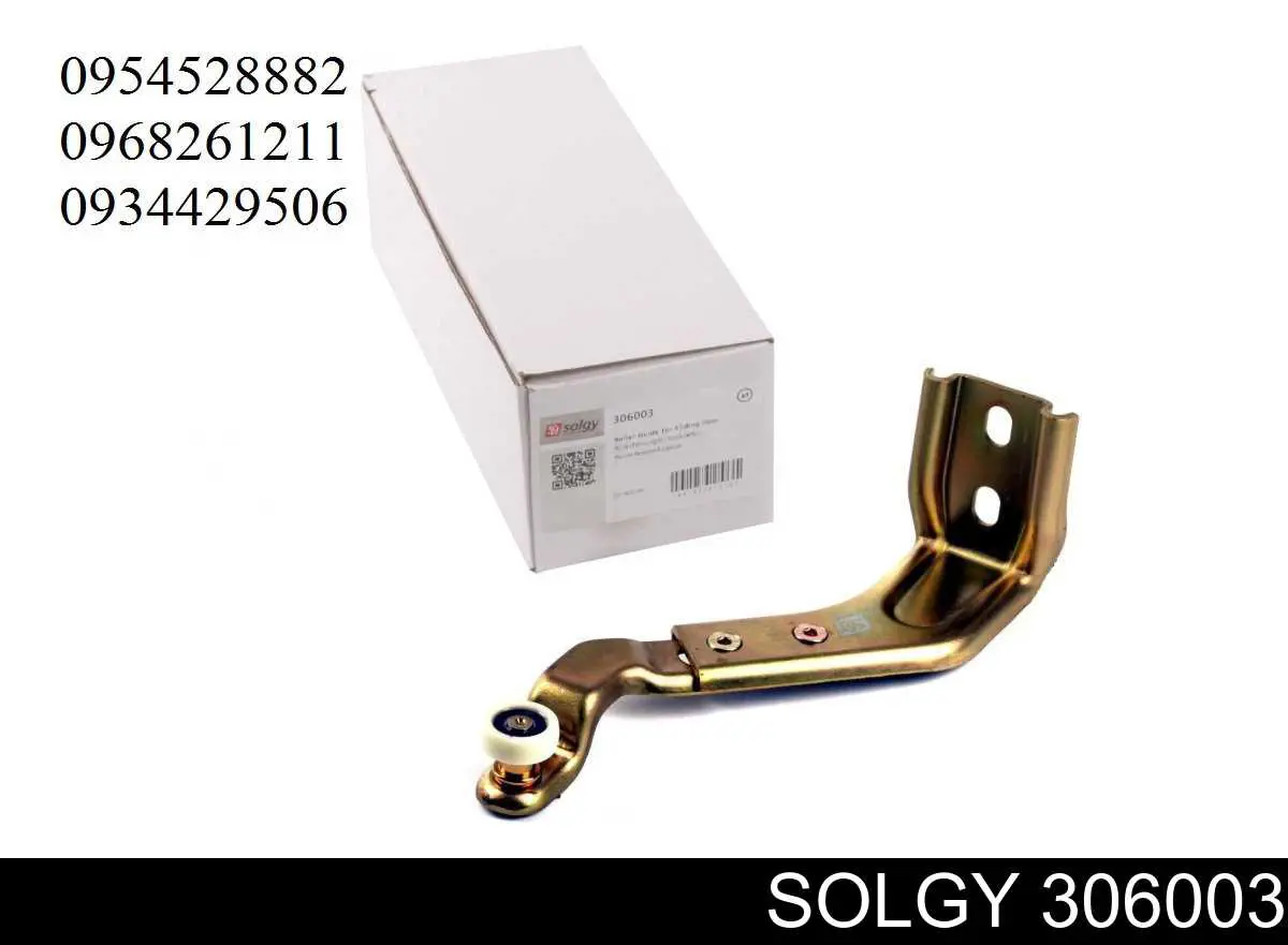 Do koszyka 306003 Solgy Rolka drzwi bocznych (przesuwnych) prawa dolna