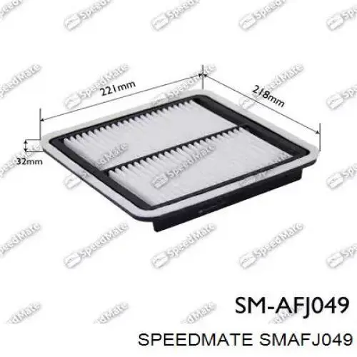 Do koszyka SMAFJ049 Speedmate Filtr powietrza