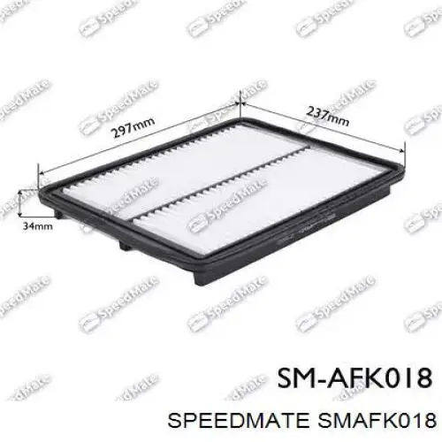 Do koszyka SMAFK018 Speedmate Filtr powietrza