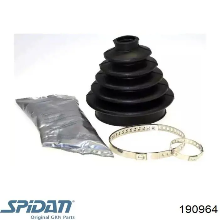 Osłona przegubu homokinetycznego półosi przedniej zewnętrzna GKN-Spidan 190964 cena, od 15,34 USD