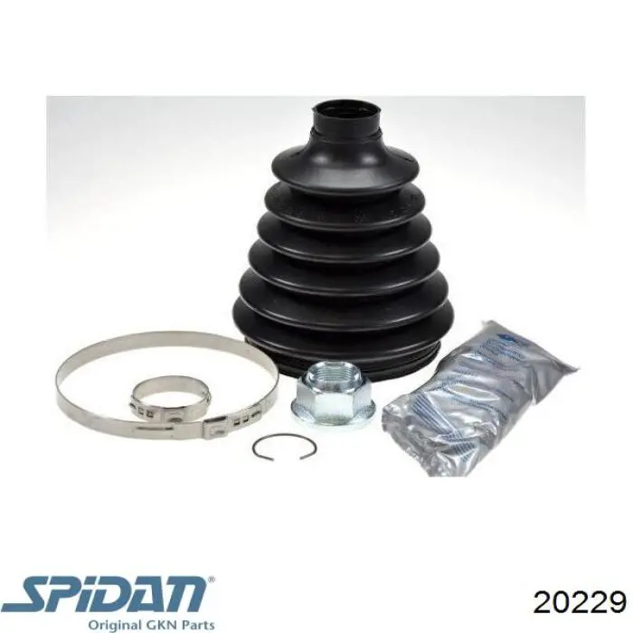 Do koszyka 20229 GKN-Spidan Osłona przegubu homokinetycznego półosi przedniej zewnętrzna