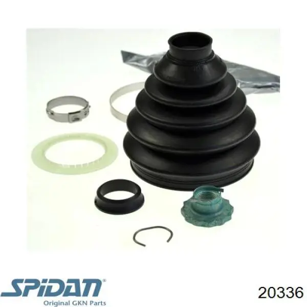Do koszyka 20336 GKN-Spidan Osłona przegubu homokinetycznego półosi przedniej zewnętrzna