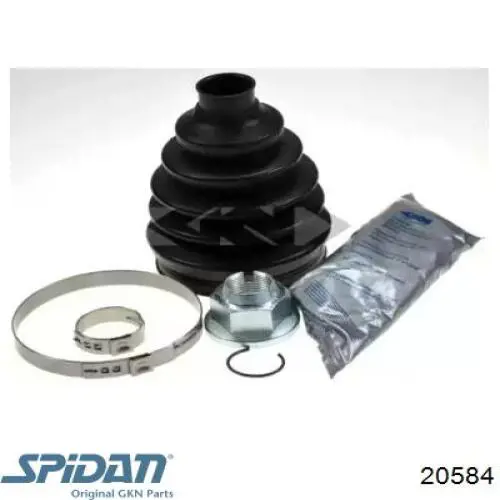 Osłona przegubu homokinetycznego półosi przedniej zewnętrzna GKN-Spidan 20584 cena, od 11,92 USD