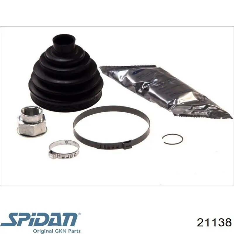 Osłona przegubu homokinetycznego półosi przedniej zewnętrzna GKN-Spidan 21138 cena, od 11,19 USD