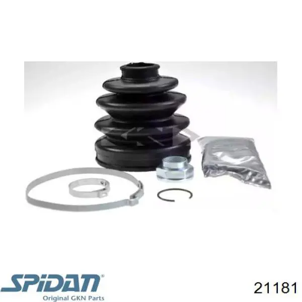 Osłona przegubu homokinetycznego półosi przedniej zewnętrzna GKN-Spidan 21181 cena, od 15,32 USD