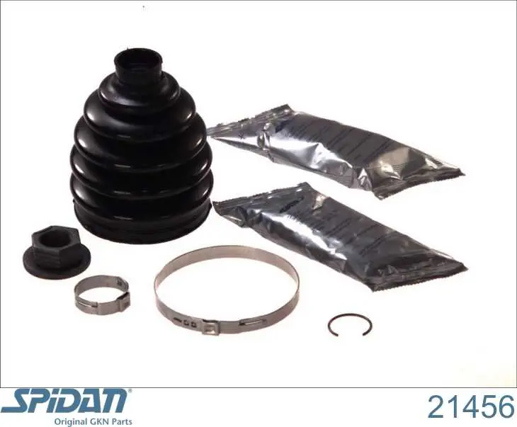 Osłona przegubu homokinetycznego półosi przedniej zewnętrzna GKN-Spidan 21456 cena, od 19,67 USD